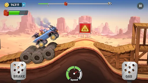 Mountain Climb Racer мод скриншот 1